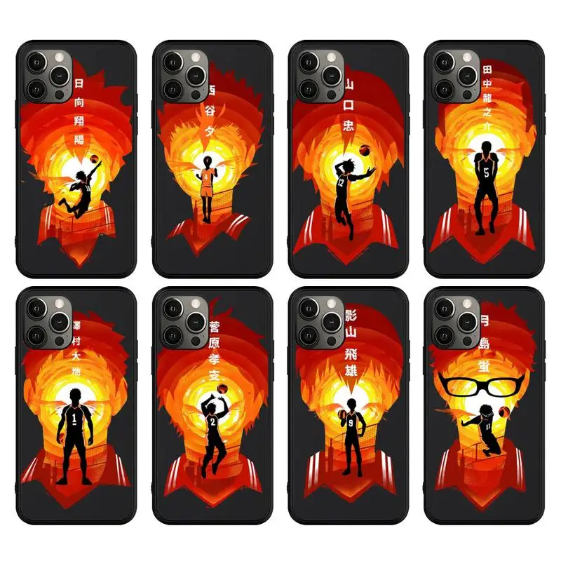 

Volleyball Anime Haikyuu Phone Case For IPhone 13 12 11 Pro Max Mini Xs X Xr 8 7 6 6s Plus Se 2020 Silicone Cover Funda