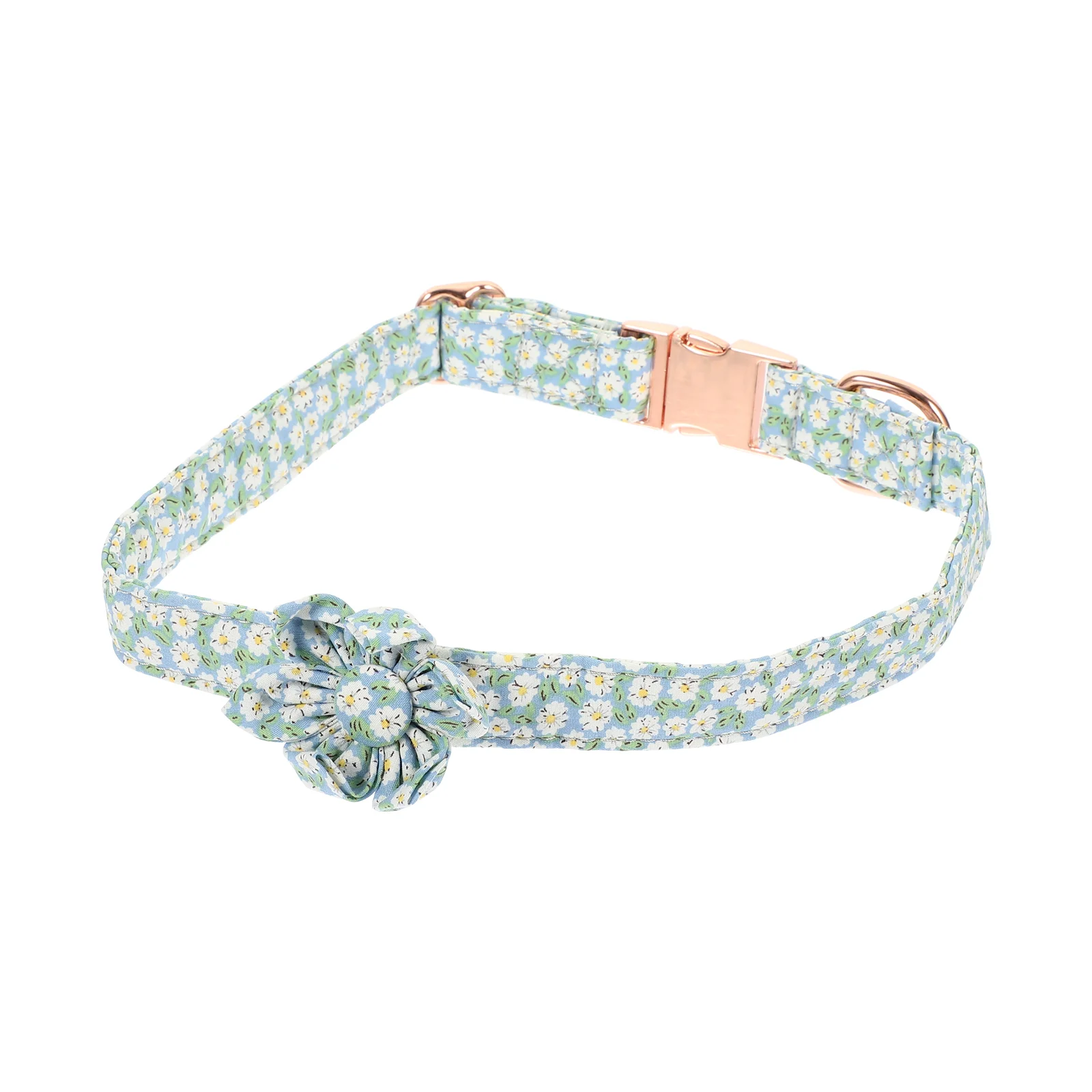 

Decorative Puppy Collar Daisy Pattern Dog Collar Outdoor Pet Calming Collar