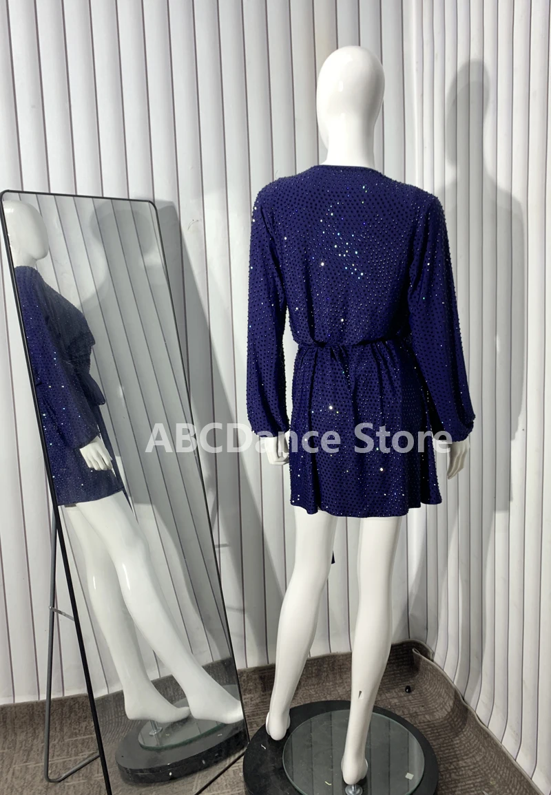 Женское платье для соревнований по латинским танцам BaileSalsa Rhythm США 10