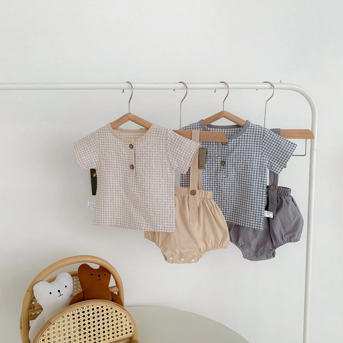 Criscky Newborn Infant Baby Girls T-Shirt Romper Tops Leggings Pant Outfits Clothes Set Sleeveless Summer Clothing