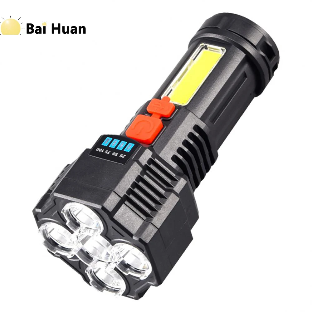 5 nuclear explosion Emergency Lamp Handheld Camping Lamp USB Rechargeable Outdoor Multifunction Flashlight