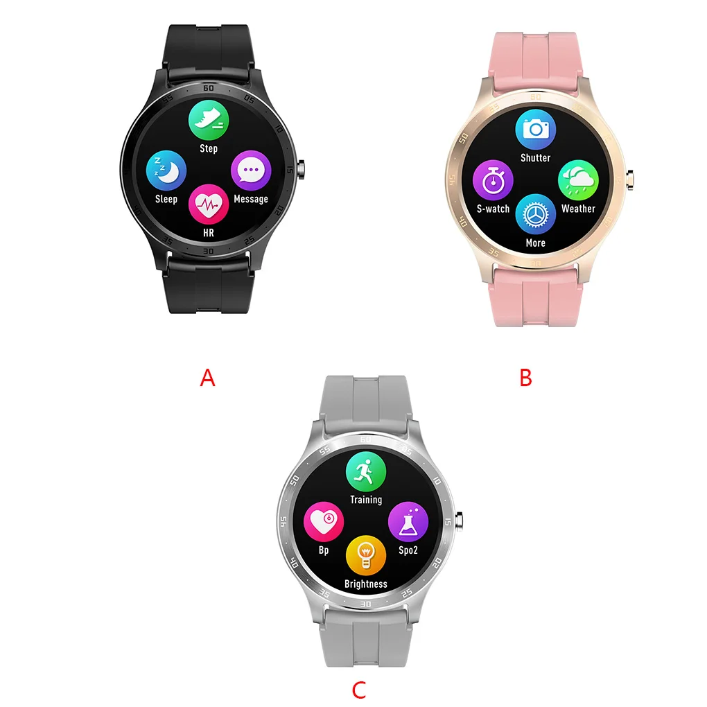 

Смарт-часы с тонометром, оксиметром, круглым циферблатом и камерой, 1,28 дюйма