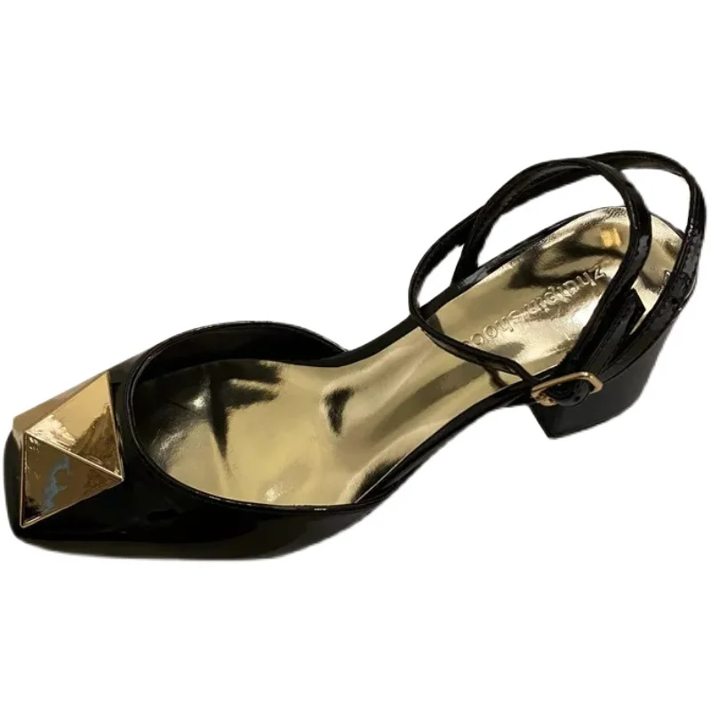 

Женские туфли на высоком каблуке, из ПУ кожи