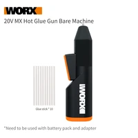worx mini hot glue gun wx746 9 makerx electric glue gun universal worx 20v battery rechargeable repair tool 7mm glue stick
