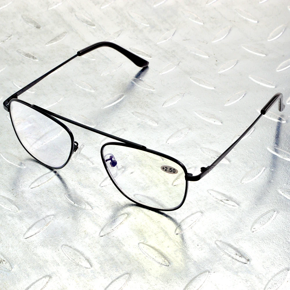 

Изысканные круглые очки-авиаторы из титанового сплава с многослойным покрытием и защитой от сисветильник, прогрессивные очки для чтения от + 0,75 до + 4, смотрите близко и дальше