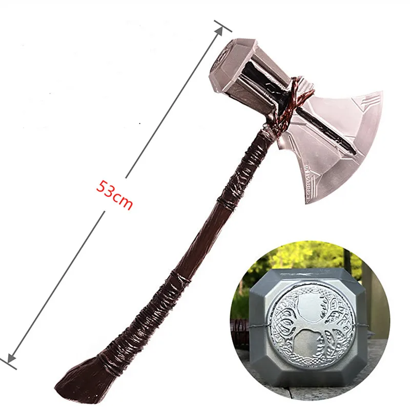 Мстители 47 5 см Металлический Щит Косплей 1: 4 Thor Hammer 43 подарок из фильма фантазия