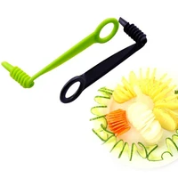 manual spiral screw slicer blade portable slicer cutter potato carrot cucumber vegetables spiral knife dining kitchen tool