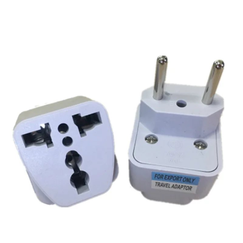 Универсальная белая вилка переменного тока для Великобритании США Австралии ЕС