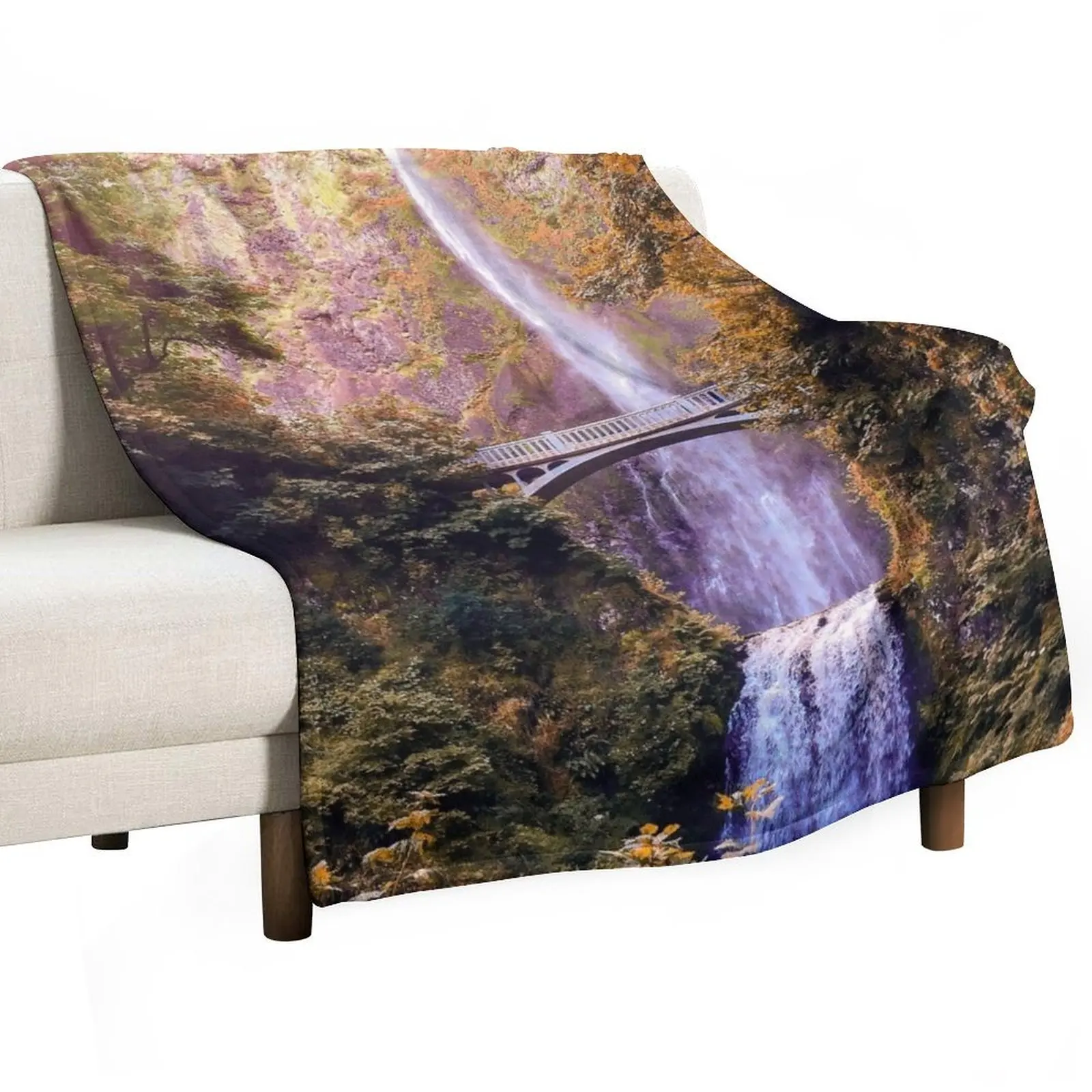 Осеннее одеяло Multnomah мягкие клетчатые одеяла