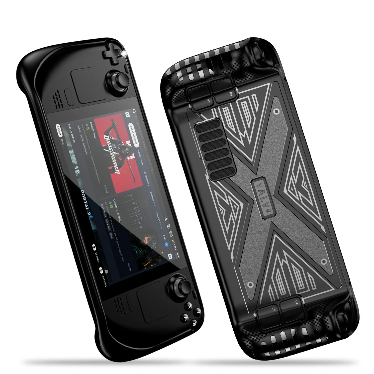 

Protective Case for Steam Deck Silicone Soft Protector with Full Protection TPU Cover Shock-Absorption Anti-Scratch Accessories