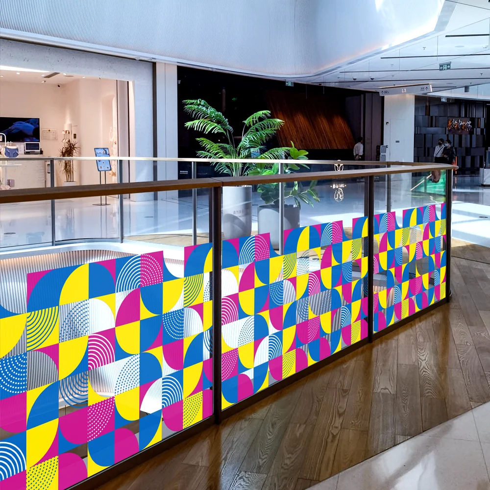 QiAds на заказ креативная геометрия защита от столкновений линия талии стеклянная