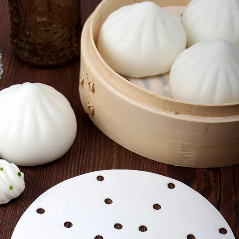 

50 шт., антипригарные коврики для пароварки