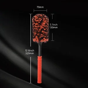 

SPTA 1 шт., мягкая щетка из микрофибры для колес, 3 размера на выбор, для очистки обода автомобиля, мытья