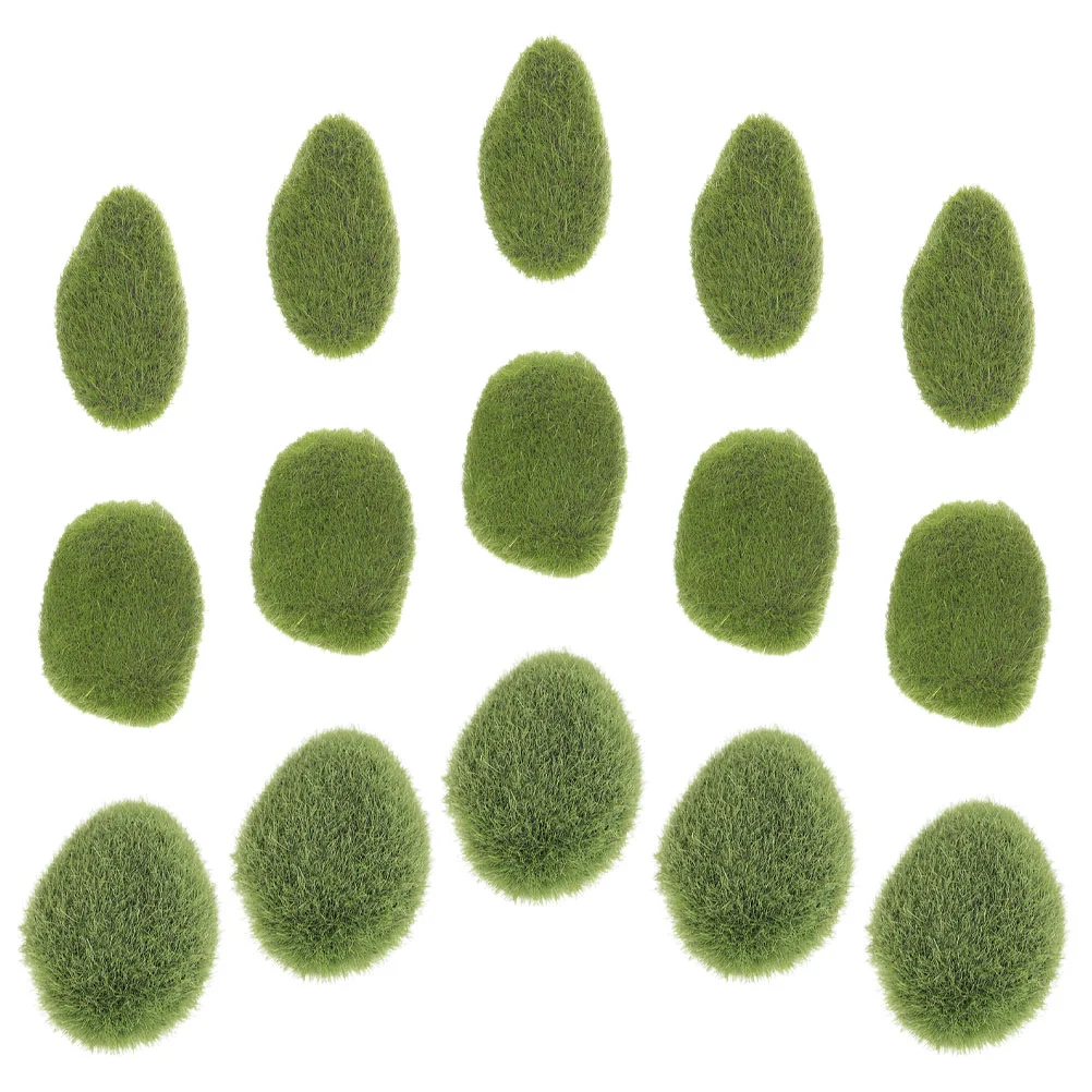 15 шт. искусственные растения стены мох камень садовый макет реквизит орнамент