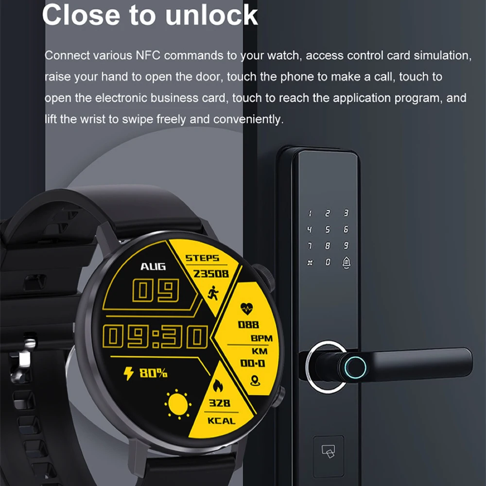 1 45-дюймовый AMOLED-экран для мужчин умные часы с синим зубом GPS-трек пульсометр