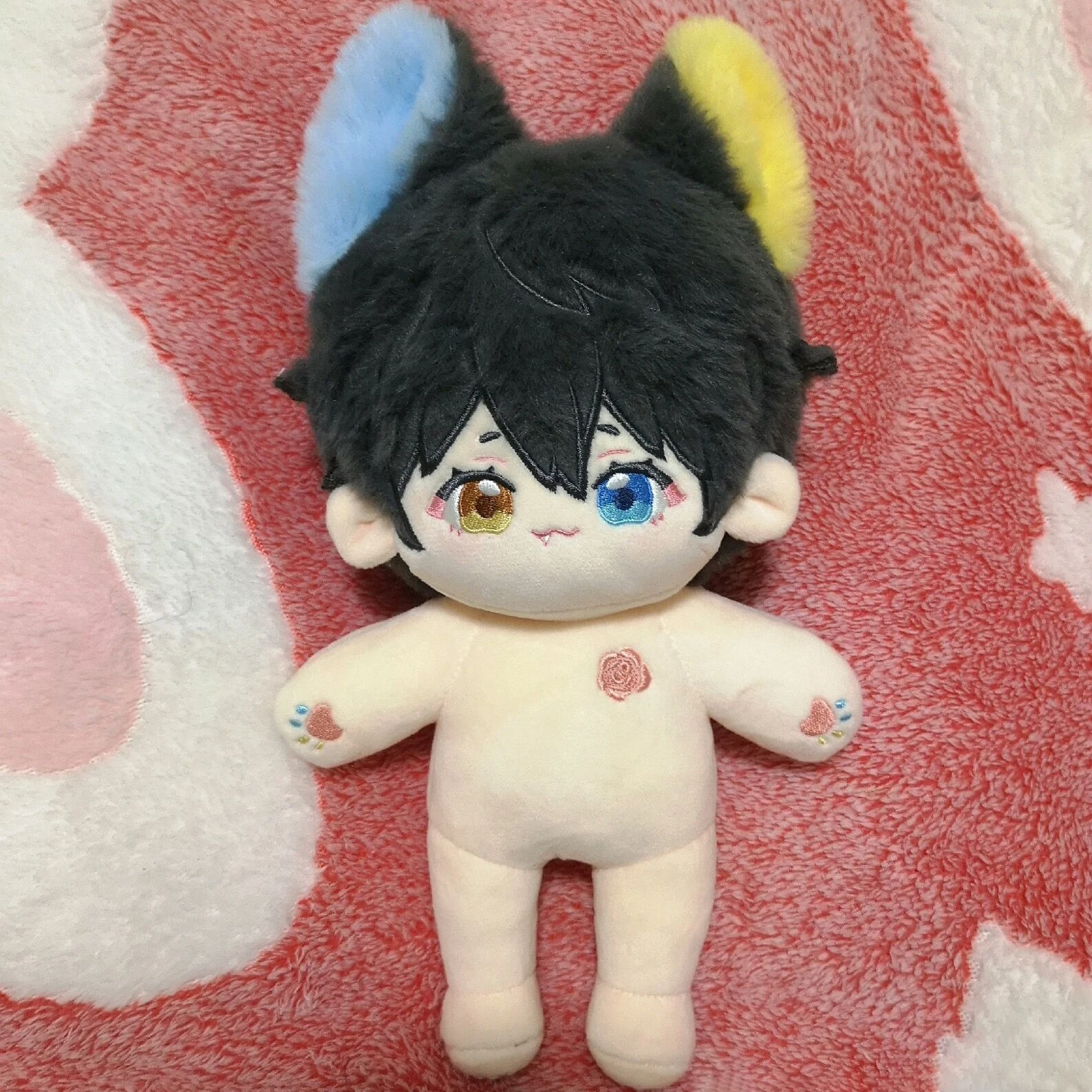 

Аниме игра ансамбль звезды kagehira mika 20 см косплей милые животные уши плюшевые куклы смены тела одежда Рождественский подарок