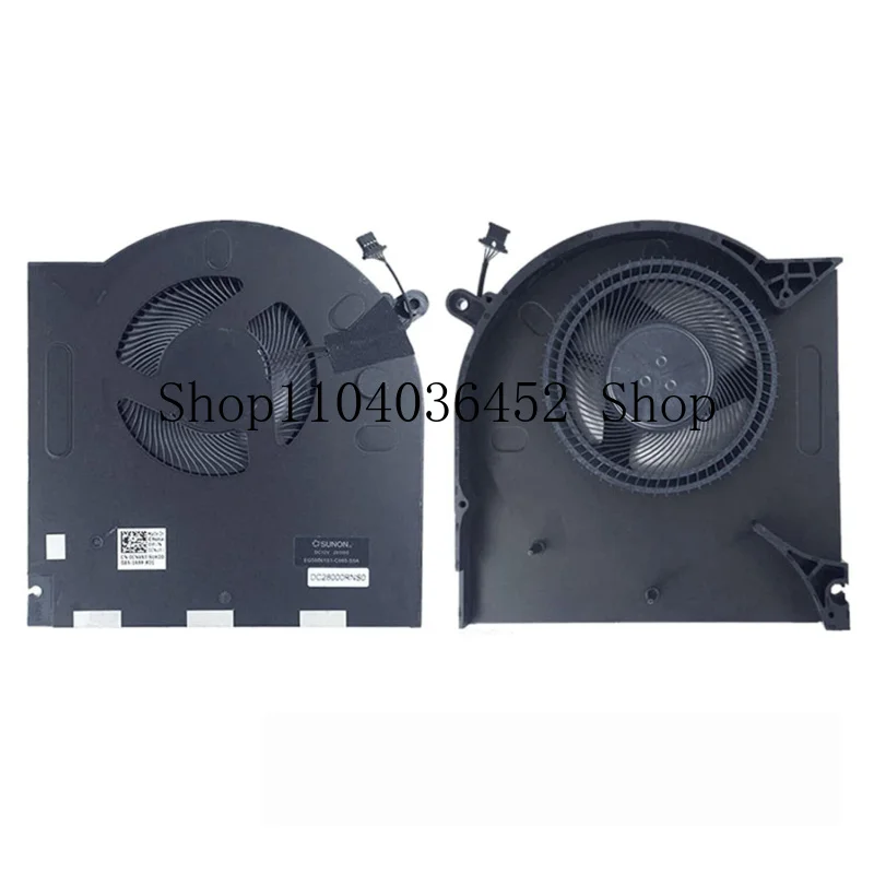 Вентилятор охлаждения процессора и графического для DELL Alienware M17 R3 R4 P45E 2020 0CNV63 0H5TYJ