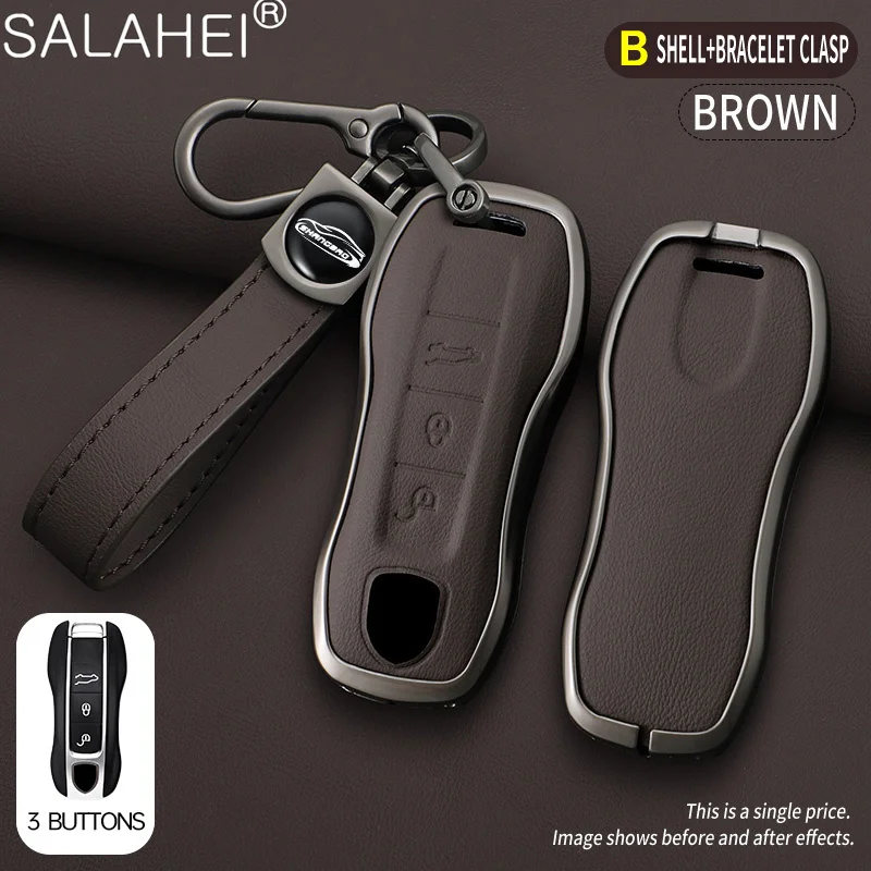 Корпус для автомобильного ключа из цинкового сплава Porsche Panamera Cayenne 971 911 991 9YA Macan