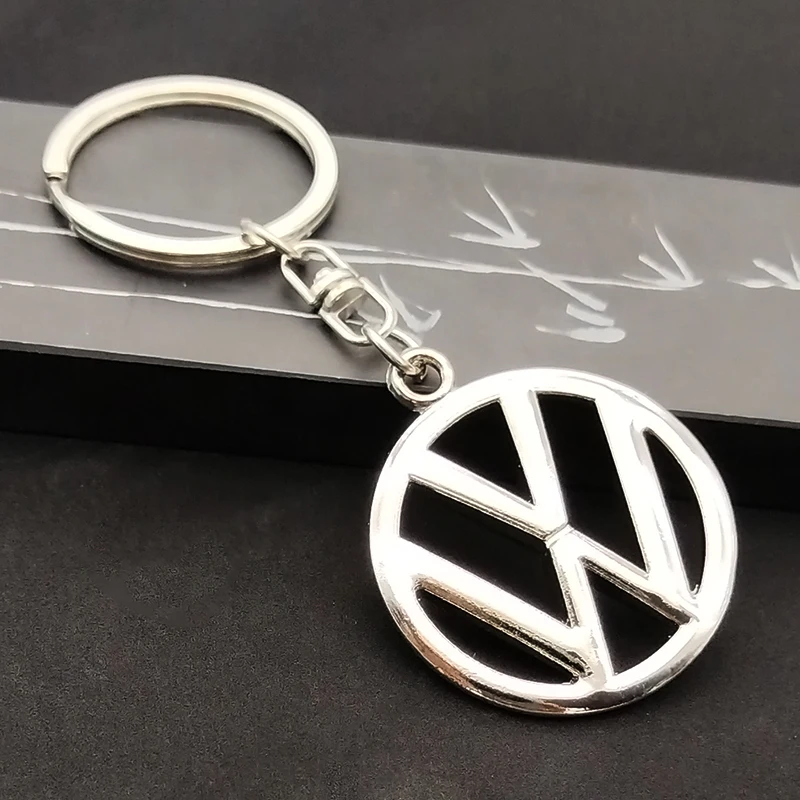 

Автомобильный брелок для ключей, металлический брелок для Volkswagen VW Golf Tiguan Jetta Passat Polo Touran GTI, брелок для ключей, аксессуары