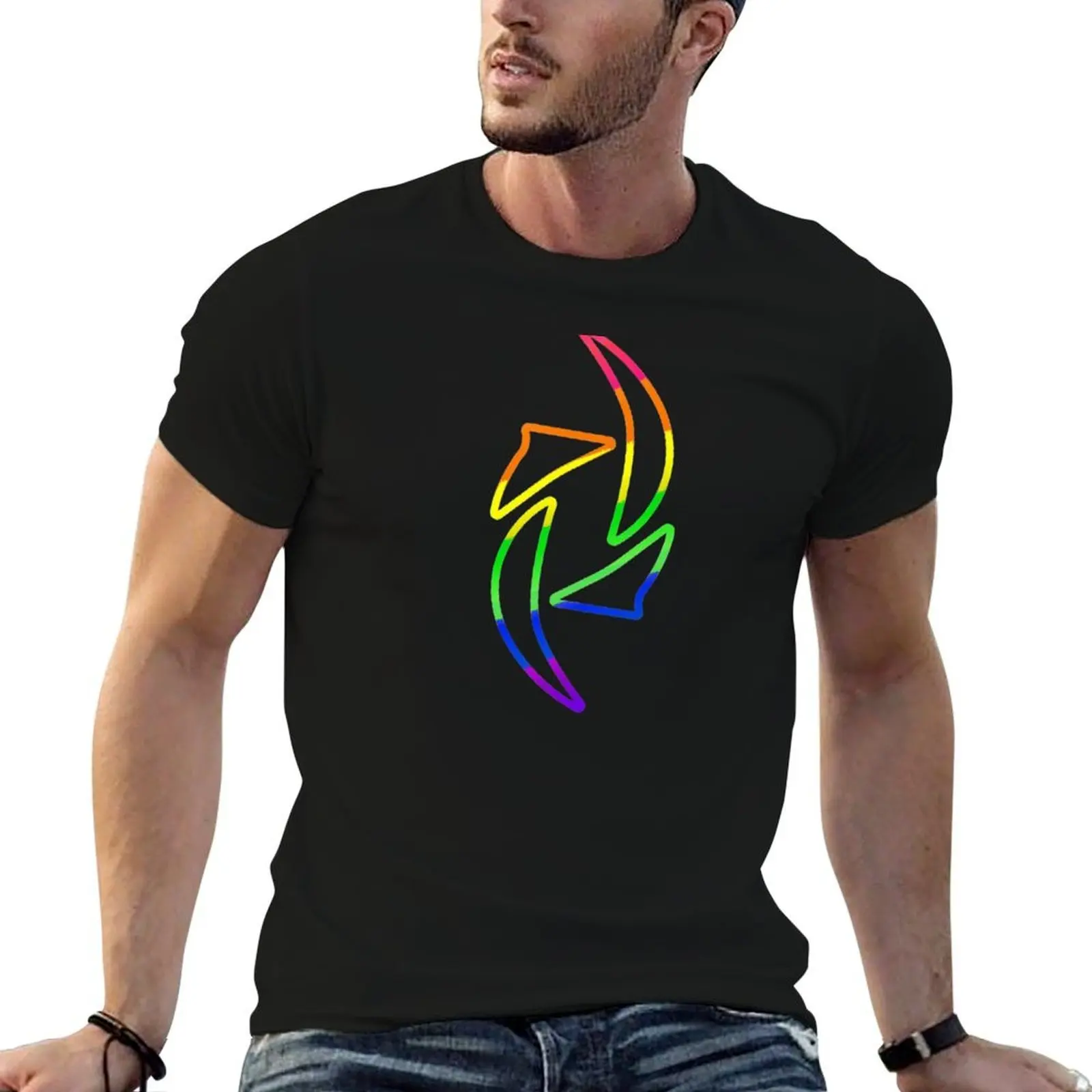 Фото Футболка Halestorm Pride 2022 для бега и занятий в спортзале, спортивная футболка с короткими рукавами №1
