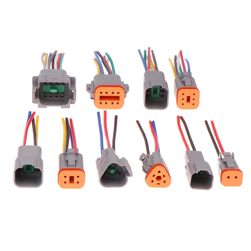 1 комплект DT06-2S/DT04-2P 3P 4P 6P 8P мужская и женская розетка DT водонепроницаемый