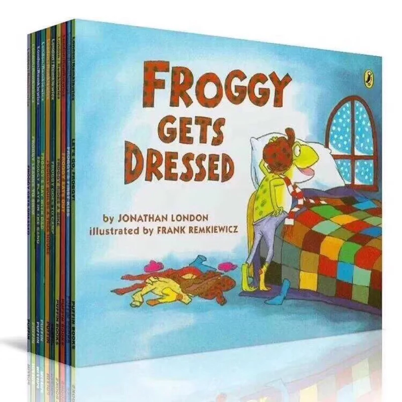 

10 books/Set I Can Read Froggy Kids classical story children Early Education English picture Story reading Book 1 order