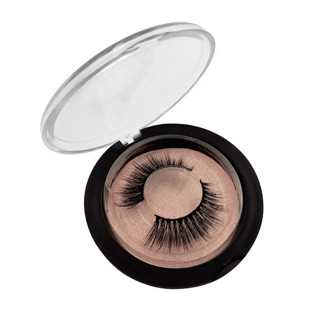 

1 пара накладных ресниц нежные долговечные тонкие искусственные норковые волосы макияж ресницы накладные ресницы и инструменты