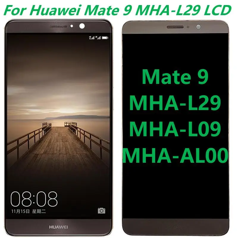Оригинальный ЖК-дисплей 5 9 дюйма для HUAWEI Mate с рамкой Huawei MHA-L29 L09 сменный сенсорным
