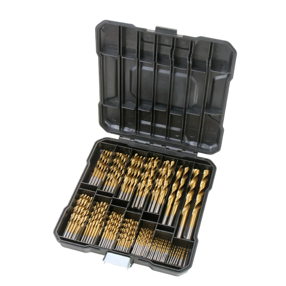 

1 Set Metal Drill Bit High-speed Steel Twisted Drill Bits for Cast Iron Aluminum Alloy
