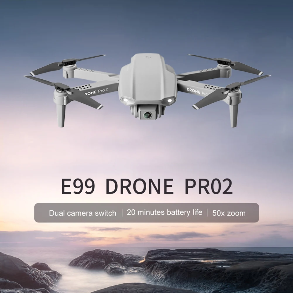 E99 Pro2 RC мини-Дрон 4K с одной/двойной камерой Wi-Fi FPV |