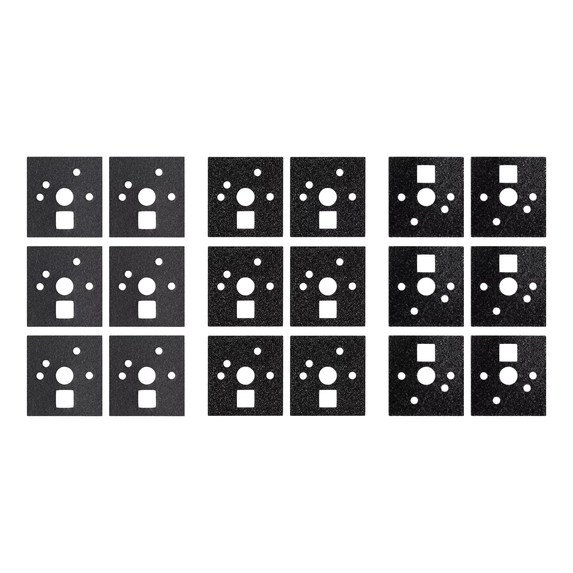 

2023NEW PCB Switch Pad Pads Stickers Foam EVA PE PORON Material for gasket improve sound quality BM60 BM65 BM68 XD64 BM80