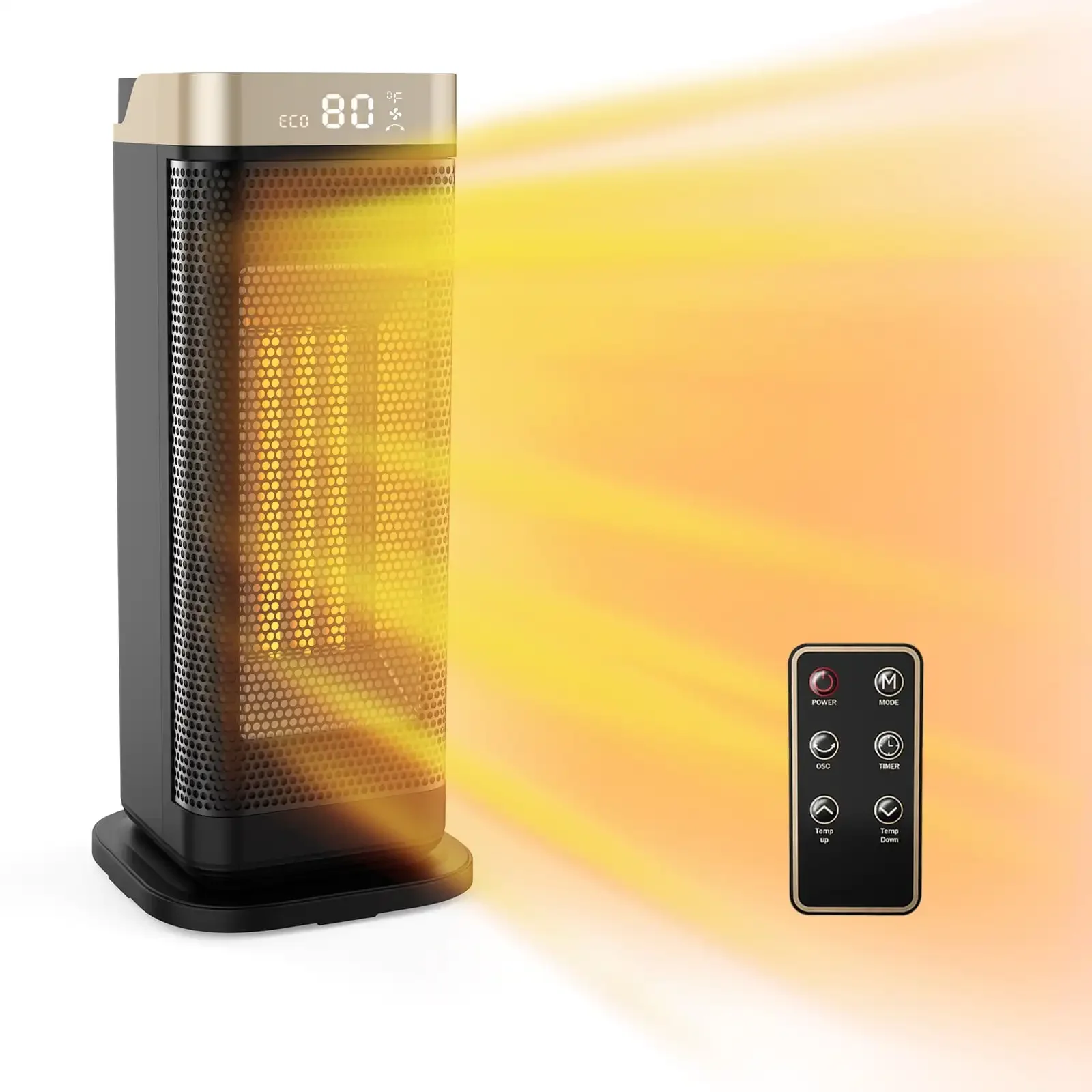 

YouYeap Space Heater for Indoor Use Electric Portable Heater with Thermostat
