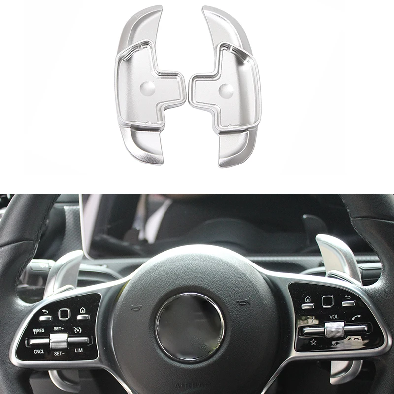 

Car Paddle For Mercedes-Benz A-Class W177 V177 MB A180 A180d A200 Car Steering Wheel Extension Shifter Aluminum DSG Gear Shift