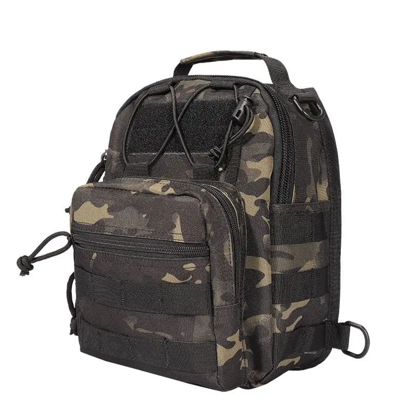 Outdoor Sports Tactical Backpack Waterproof Military Messenger Chest Bag Concealed Shoulder Gun Bag Large Version Multicolor