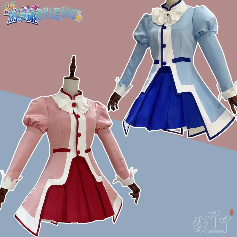 Rein Fine Fain Косплей Аниме Твин Принцессы Чудо Планета Костюм Милое Платье Шляпа