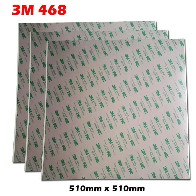 Big Sheet! 510mmx510mm 3M 468 Double Coated Adhesive Sticker.