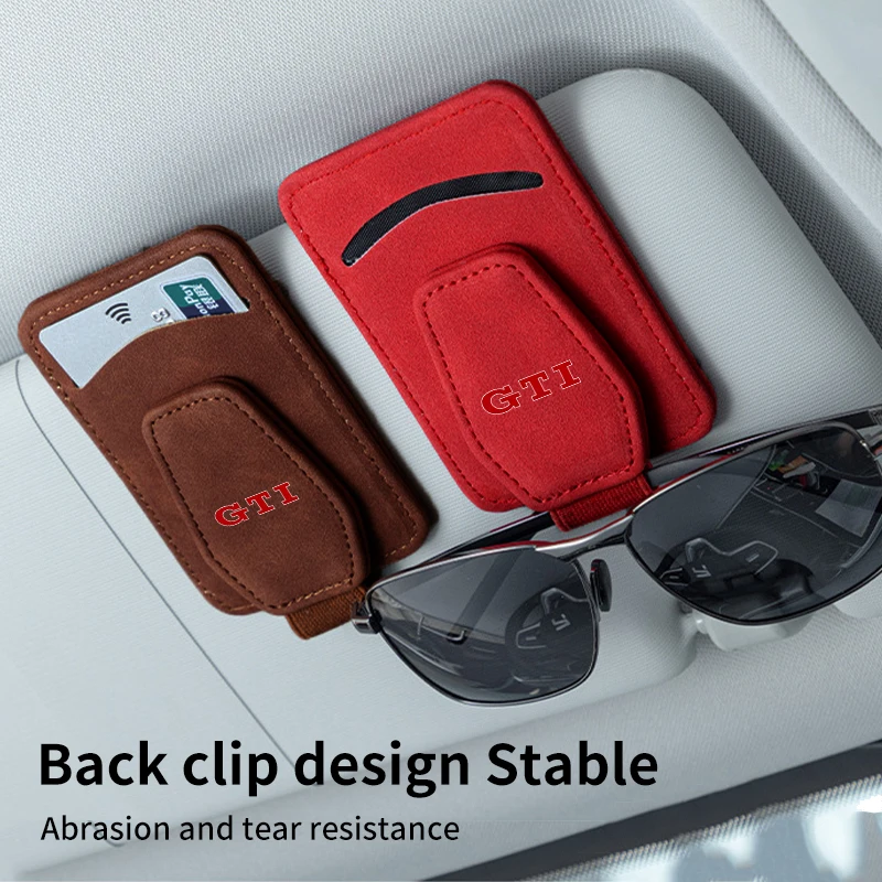 Car Visor Sunglasses Clip Glasses Storage Rack For Volkswagen VW Scirocco Jetta Beetle Golf Passat Polo Tiguan Sharan Touran