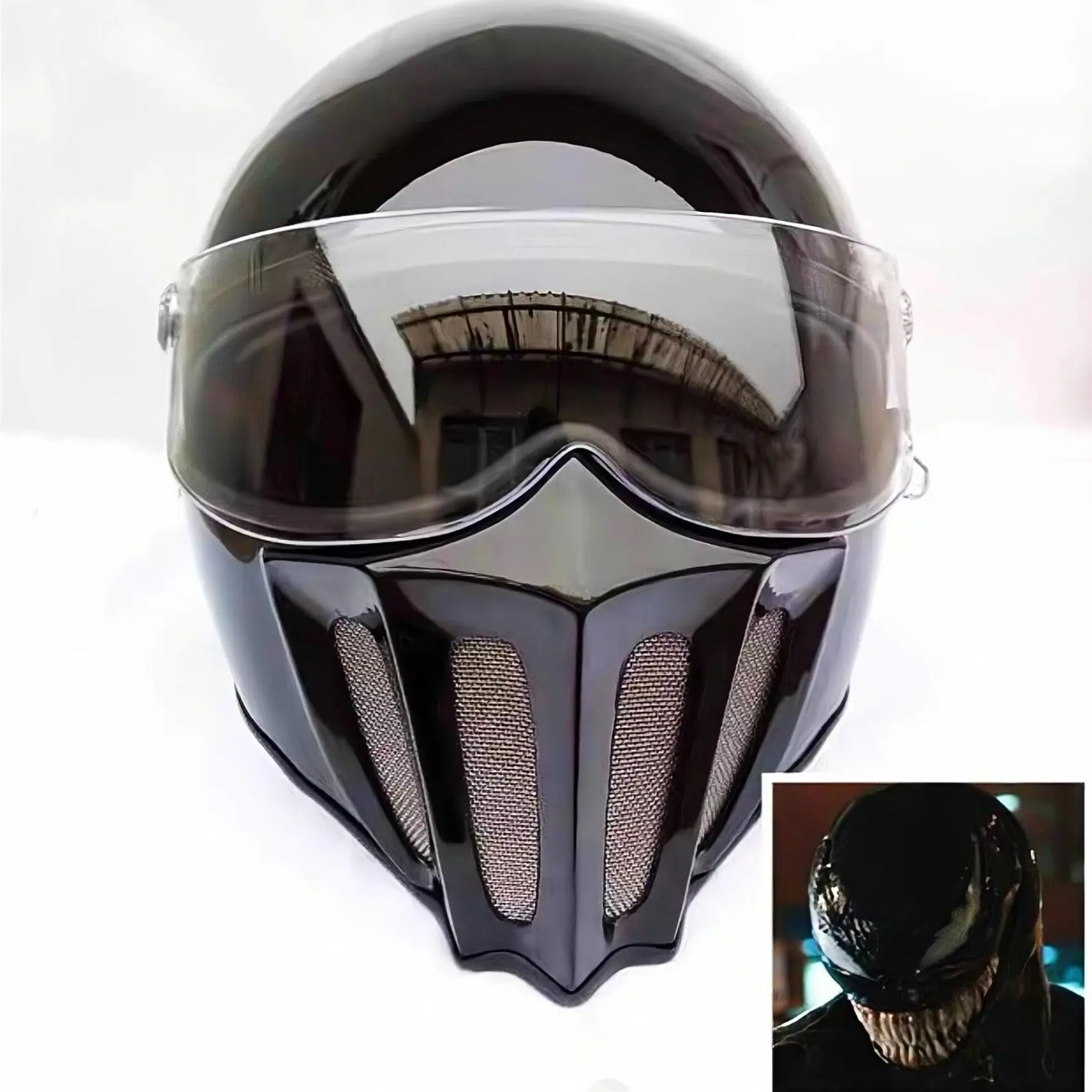 

MEKKCENS стекловолокно ретро маленький шлем корпус электромобиля съемный всесезонный полнолицевой шлем