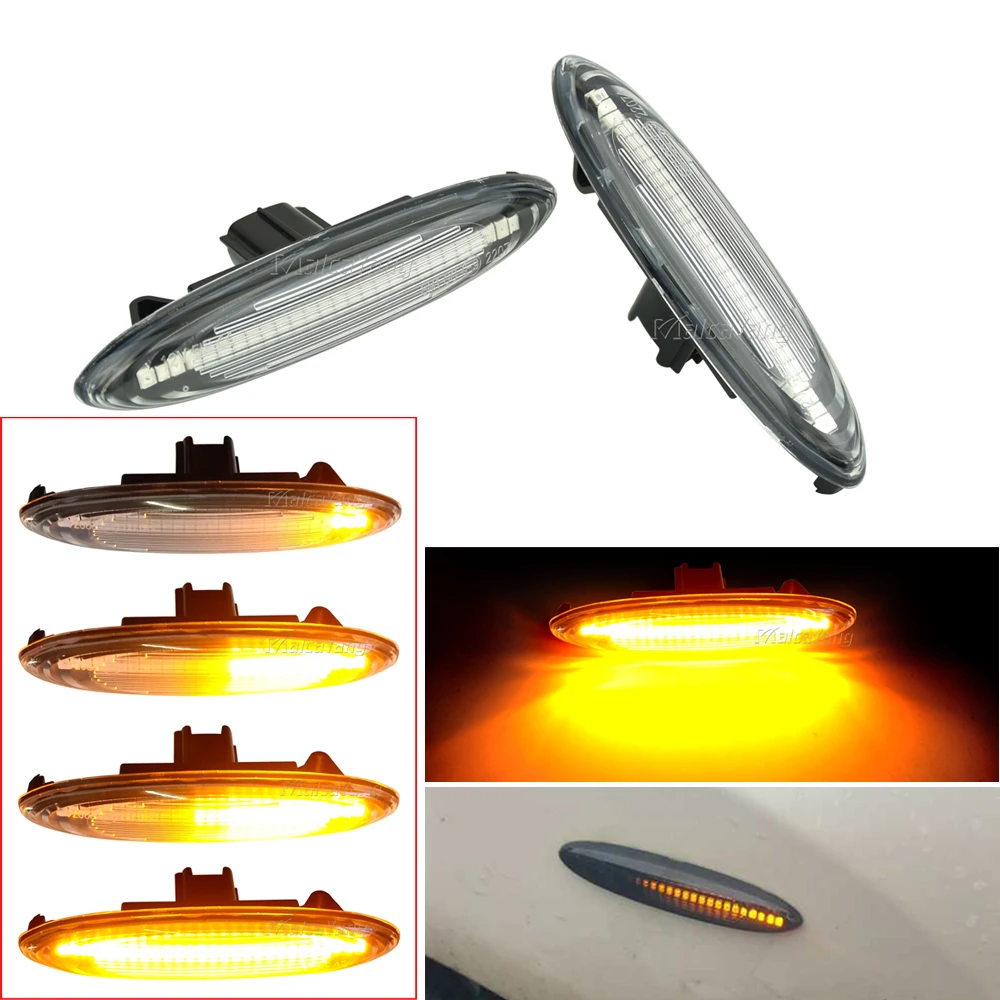 

Fast Delivery LED Dynamic Turn Signal Lights Side Marker Lamp For Lexus IS250 IS350 SC430 Toyota MARK X REIZ CROWN UZZ40 Camry