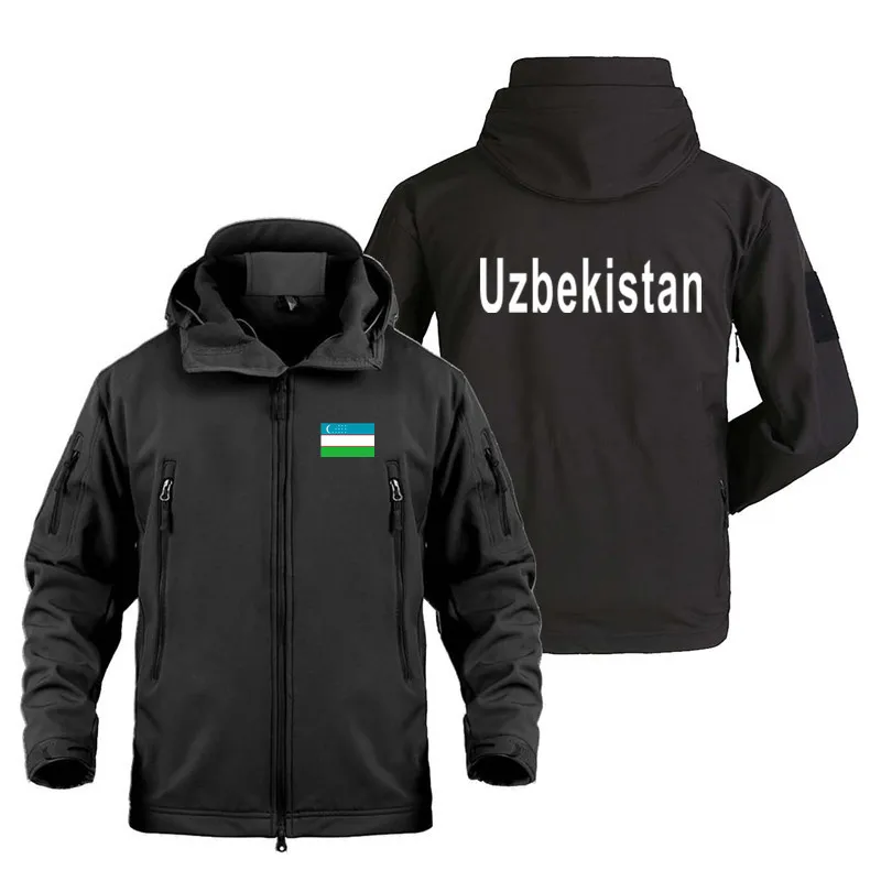 

Windproof Waterproof Military Outdoor Jackets for Men Fleece Warm Uzbekistan SoftShell Shark Skin Tactics Hooded Man Coat Jacket