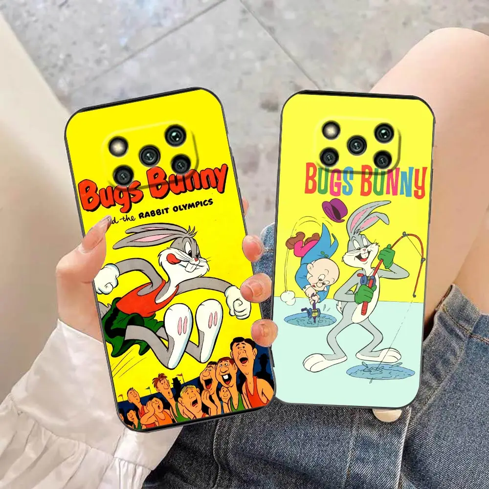 

Phone Case For Xiaomi Mi Note 10 3 Lite Poco M4 X4 X3 M3 GT Pro Nfc 5G 4G Mix 3 2S 2 Play F1 Cute And Smart Bugs BunnyBugs Bunny