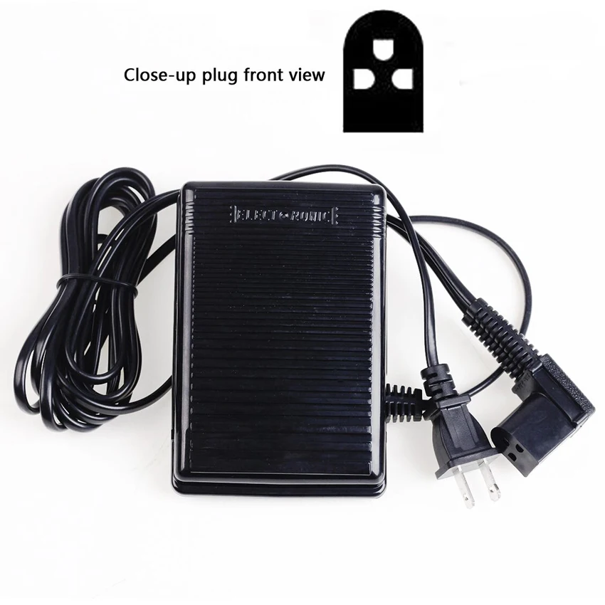 

Педаль управления скоростью ног с шнуром #979314-031 для Singer 248 250 251 252 257 8019 974 США вилка евро