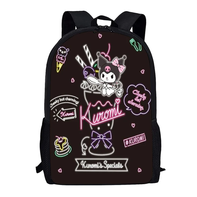 

Милый рюкзак Sanrio My melody Kuromi Cinnamoroll, школьный ранец для девочек, Женский студенческий рюкзак, дорожный вместительный рюкзак