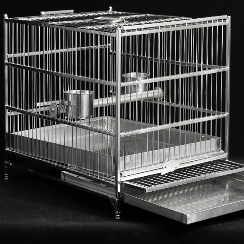 

Birdhouses Outside Accessories Bird Cage Parrots Hut Breeding Nest Large Outdoor Bird Cage Feeder House Metal Jaula Supplies