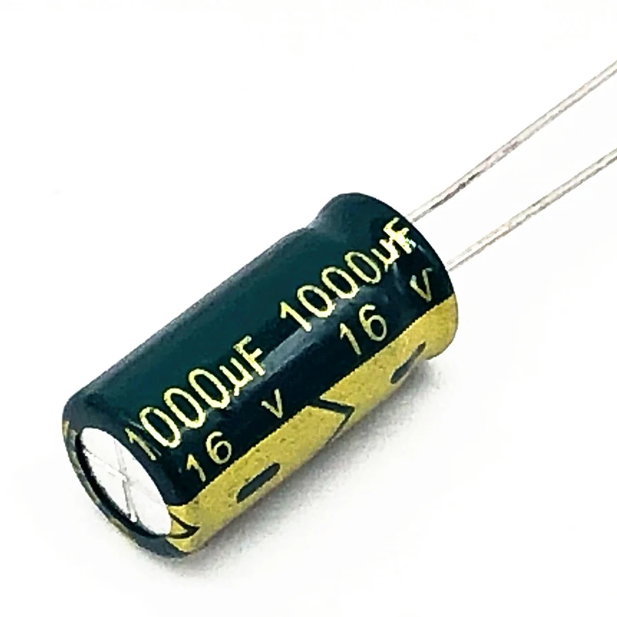 

40 шт./лот P92 1000uf16V низкий ESR/импеданс высокочастотный алюминиевый электролитический конденсатор, Размер 8*16 16 в 1000 мкФ 20%