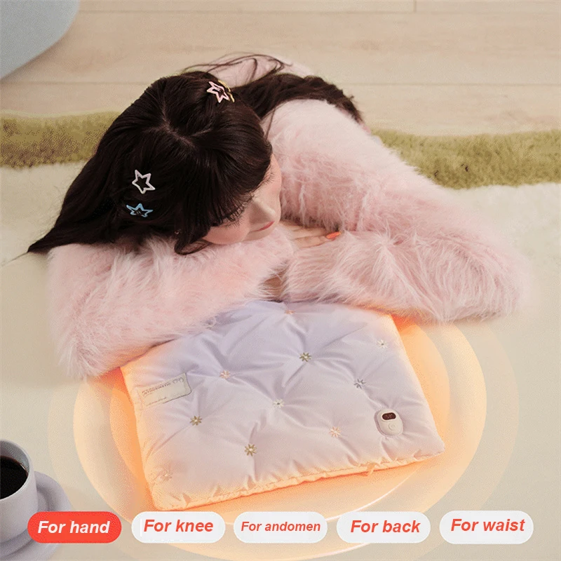 Портативная зимняя грелка для рук с регулируемой температурой графеновая 2 в 1