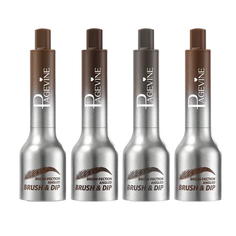 Угловая квадратная 3d-кисть для окрашивания бровей карандаш водостойкая большая