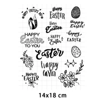 easter and plants clear stamps for diy scrapbooking card fairy transparent rubber stamps making photo album crafts template