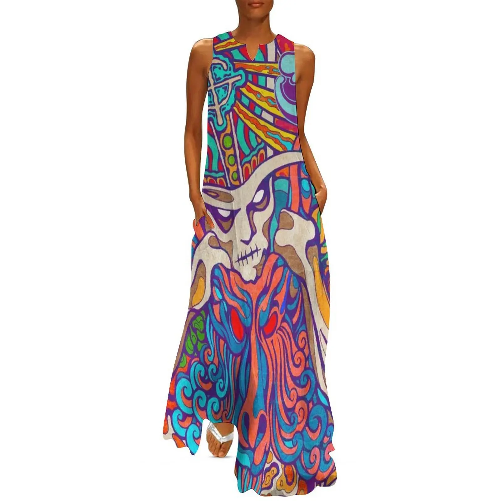 Женское платье из полиэстера