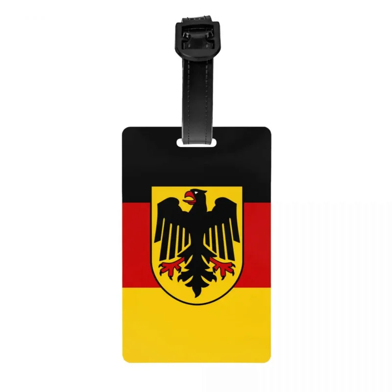 

Пользовательский флаг Германии, бирка для багажа, защита конфиденциальности, немецкие патриотические бирки для багажа, этикетки для дорожных сумок, чемоданов